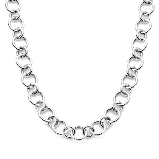 vDam Ketting 17 Mm 46 Cm Zilver Gerhodineerd 1340013