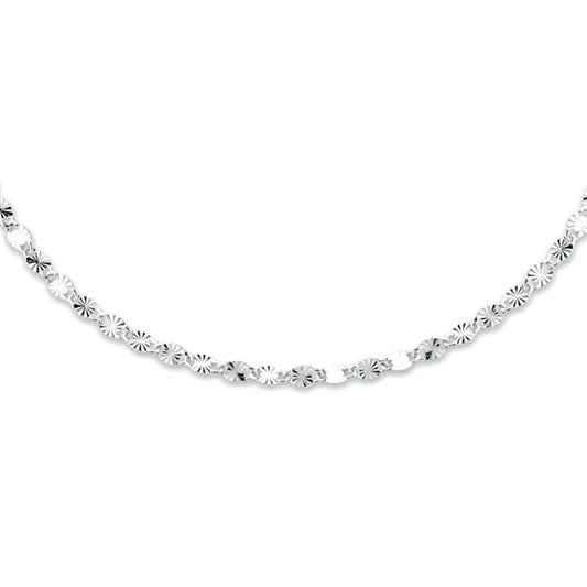 vDam Ketting 2,5 Mm Zilver Gerhodineerd 1333835