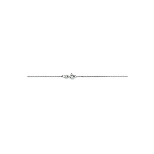 vDam Ketting Gourmette 4-zijdes Geslepen 1,1 Mm Zilver Gerhodineerd 1333557 50cm