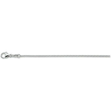 vDam Ketting Gourmette 4-zijdes Geslepen 1,4 Mm Zilver Gerhodineerd 1340346