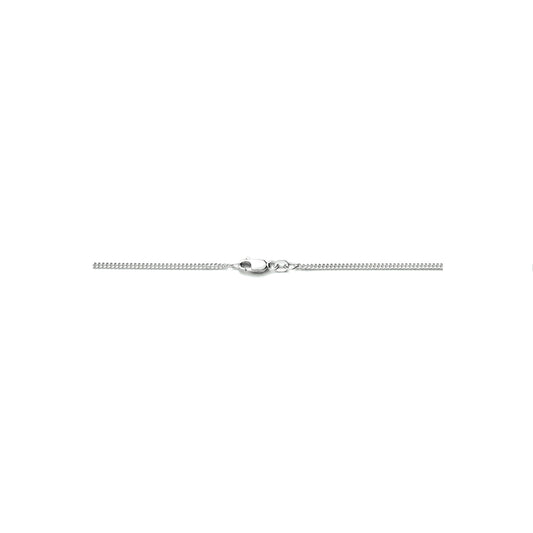 vDam Ketting Gourmette 4-zijdes Geslepen 2,4 Mm Zilver Gerhodineerd 1333560 70cm
