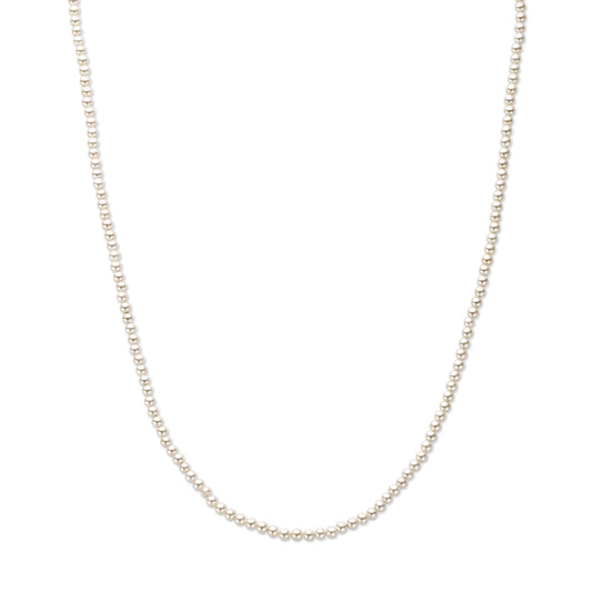 vDam Ketting Parels 3,2 Mm 40 + 5 Cm Zilver Gerhodineerd 1338254