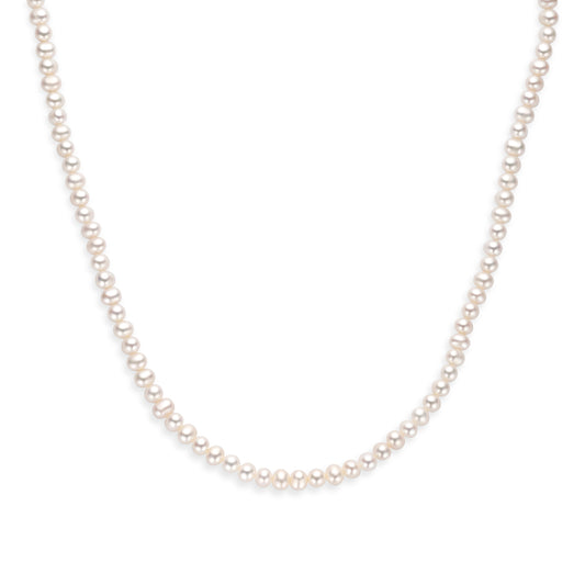 vDam Ketting Parels 41 + 4 Cm Zilver Gerhodineerd 1341374