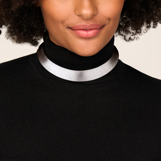 vDam Ketting Spang Poli/mat 20 Mm 45cm Cm Zilver Gerhodineerd 1340858 45cm