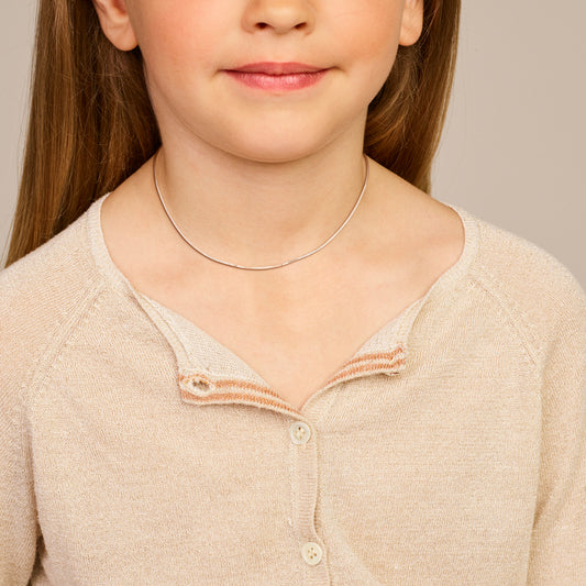 vDam Ketting Venetiaans 1,1 Mm Zilver Gerhodineerd 1329682 38cm