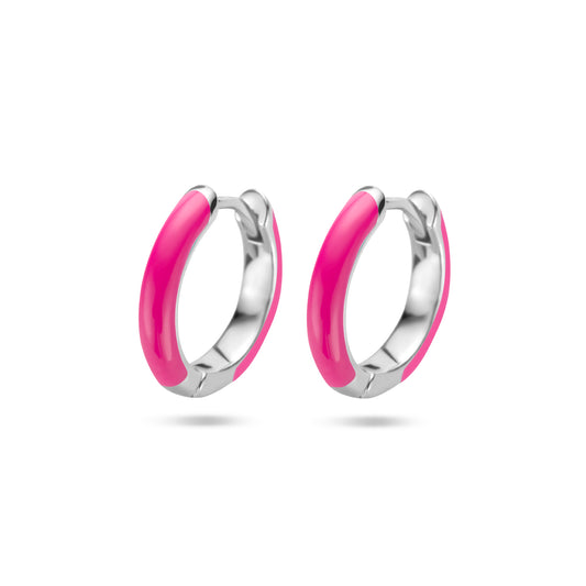 vDam Klapoorringen Emaille Zilver Gerhodineerd 1336227