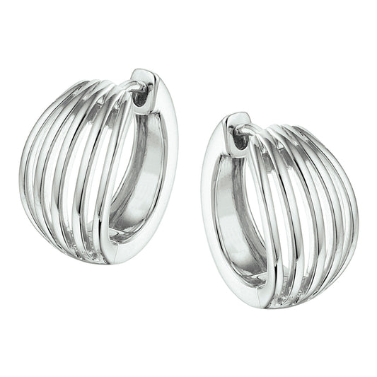 vDam Klapoorringen Zilver Gerhodineerd 1328112