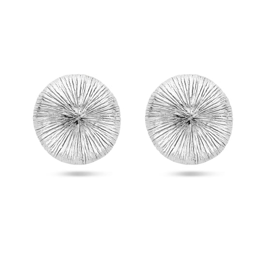 vDam Oorknoppen 25 Mm Zilver Gerhodineerd 1339680