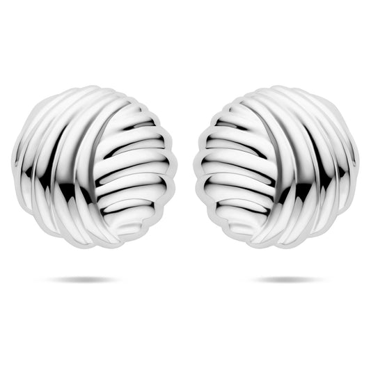 vDam Oorknoppen 35 Mm Zilver Gerhodineerd 1339288