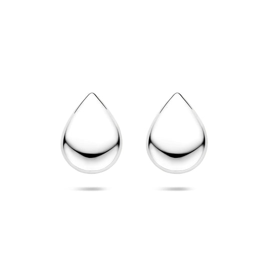 vDam Oorknoppen Druppel 18,5 Mm Zilver Gerhodineerd 1340863