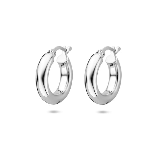 vDam Oorringen 17 Mm Zilver Gerhodineerd 1341948