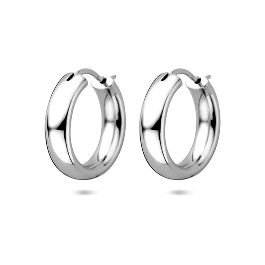 vDam Oorringen 20 Mm Zilver Gerhodineerd 1341978