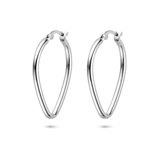 vDam Oorringen 25,5 Mm Zilver Gerhodineerd 1341736