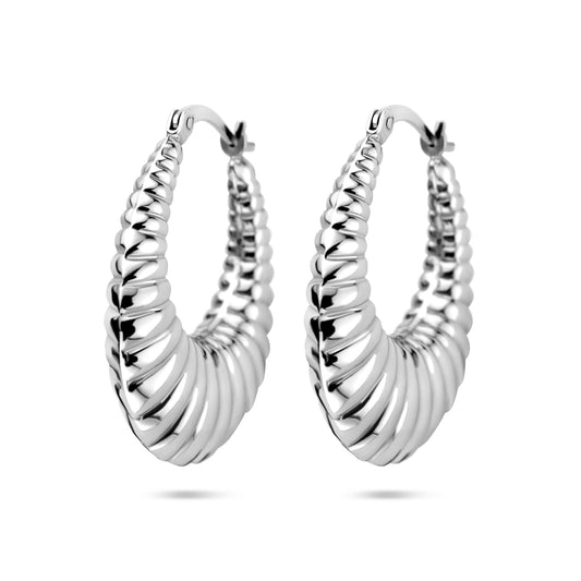 vDam Oorringen 29 Mm Zilver Gerhodineerd 1341648