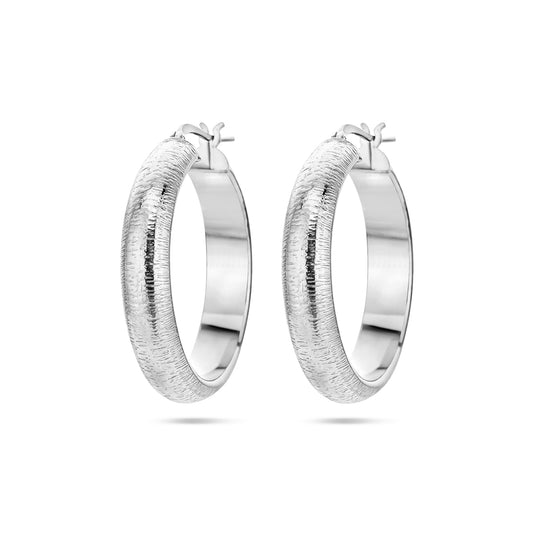 vDam Oorringen 3,0 Mm Halfronde Buis Zilver Gerhodineerd 1336915