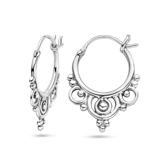 vDam Oorringen Filigrain Zilver Gerhodineerd 1336694