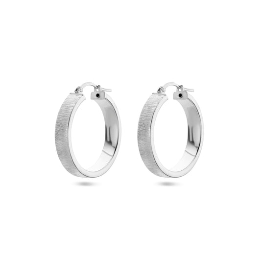 vDam Oorringen Poli/mat Zilver Gerhodineerd 1338395