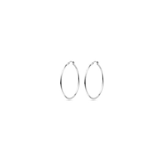 vDam Oorringen Ronde Buis 1,5 Mm Zilver Gerhodineerd 1338031