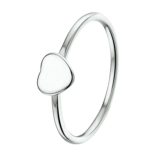 vDam Ring Hart Zilver Gerhodineerd 1325101