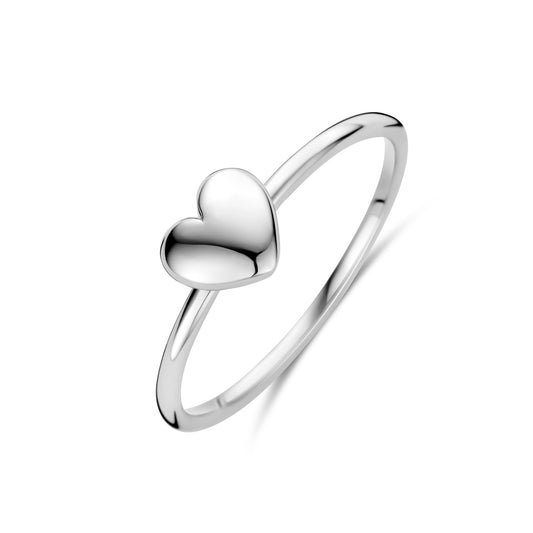 vDam Ring Hartje Zilver Gerhodineerd 1339923