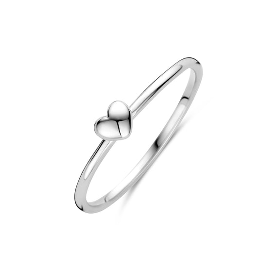 vDam Ring Hartje Zilver Gerhodineerd 1339958