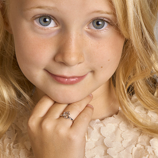 vDam Ring Konijn Zilver Gerhodineerd 1325972 Maat 15