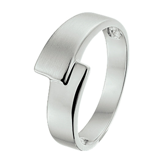 vDam Ring Poli/mat Zilver Gerhodineerd 1326882