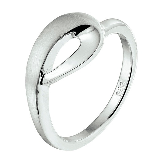 vDam Ring Poli/mat Zilver Gerhodineerd 1328377