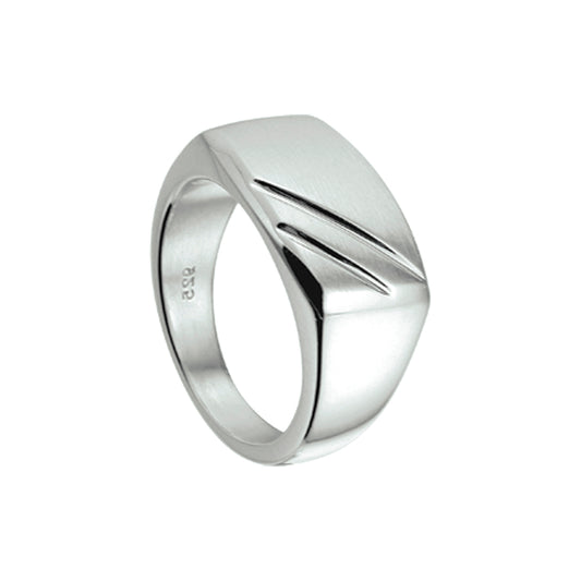 vDam Ring Poli/mat Zilver Gerhodineerd 1337914
