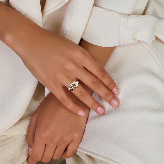 vDam Ring Zilver Gerhodineerd 1339549 Maat 18½