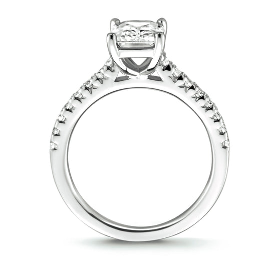 vDam Ring Zirkonia Zilver Gerhodineerd 1333658 Maat 19