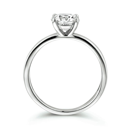 vDam Ring Zirkonia Zilver Gerhodineerd 1334755 Maat 16½