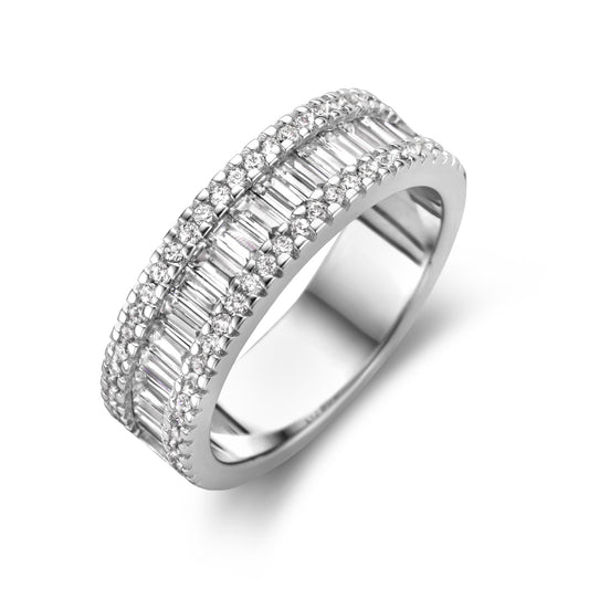 vDam Ring Zirkonia Zilver Gerhodineerd 1335889