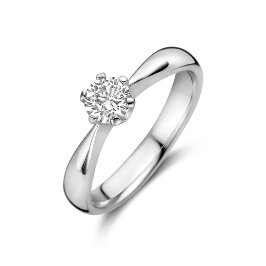 vDam Ring Zirkonia Zilver Gerhodineerd 1340183