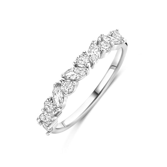 vDam Ring Zirkonia Zilver Gerhodineerd 1341348