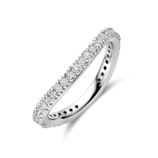 vDam Ring Zirkonia Zilver Gerhodineerd 1341668