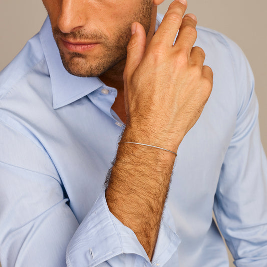 vDam Slang Rond 1,2 Mm Zilver Gerhodineerd 1336848 19cm