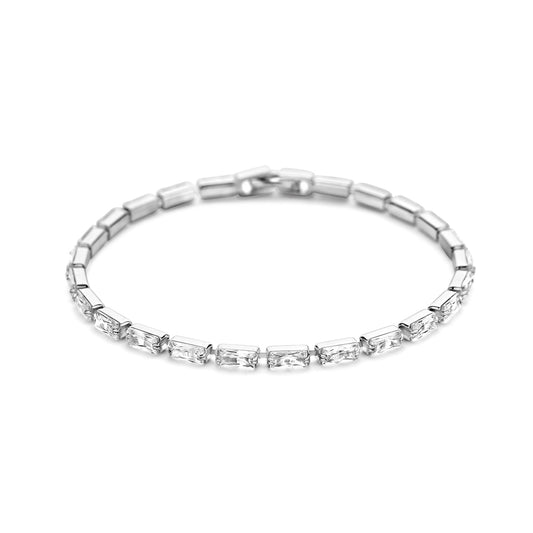 vDam Tennisarmband 2,5 Mm Zirkonia Zilver Gerhodineerd 1336603