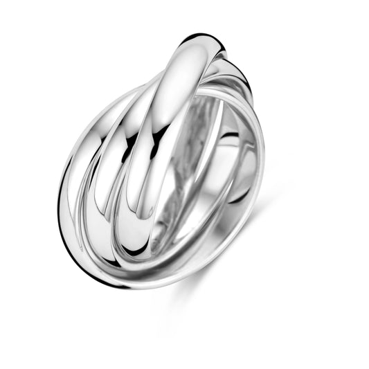 vDam Trinity Ringen Zilver Gerhodineerd 1338334