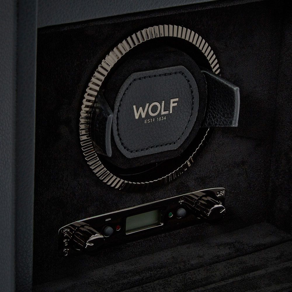 WOLF British Racing Horloge Opwinder met Opslag 792102 - Juwelier van Dam