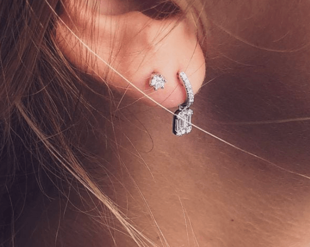 Witgouden Oorbellen - Juwelier van Dam