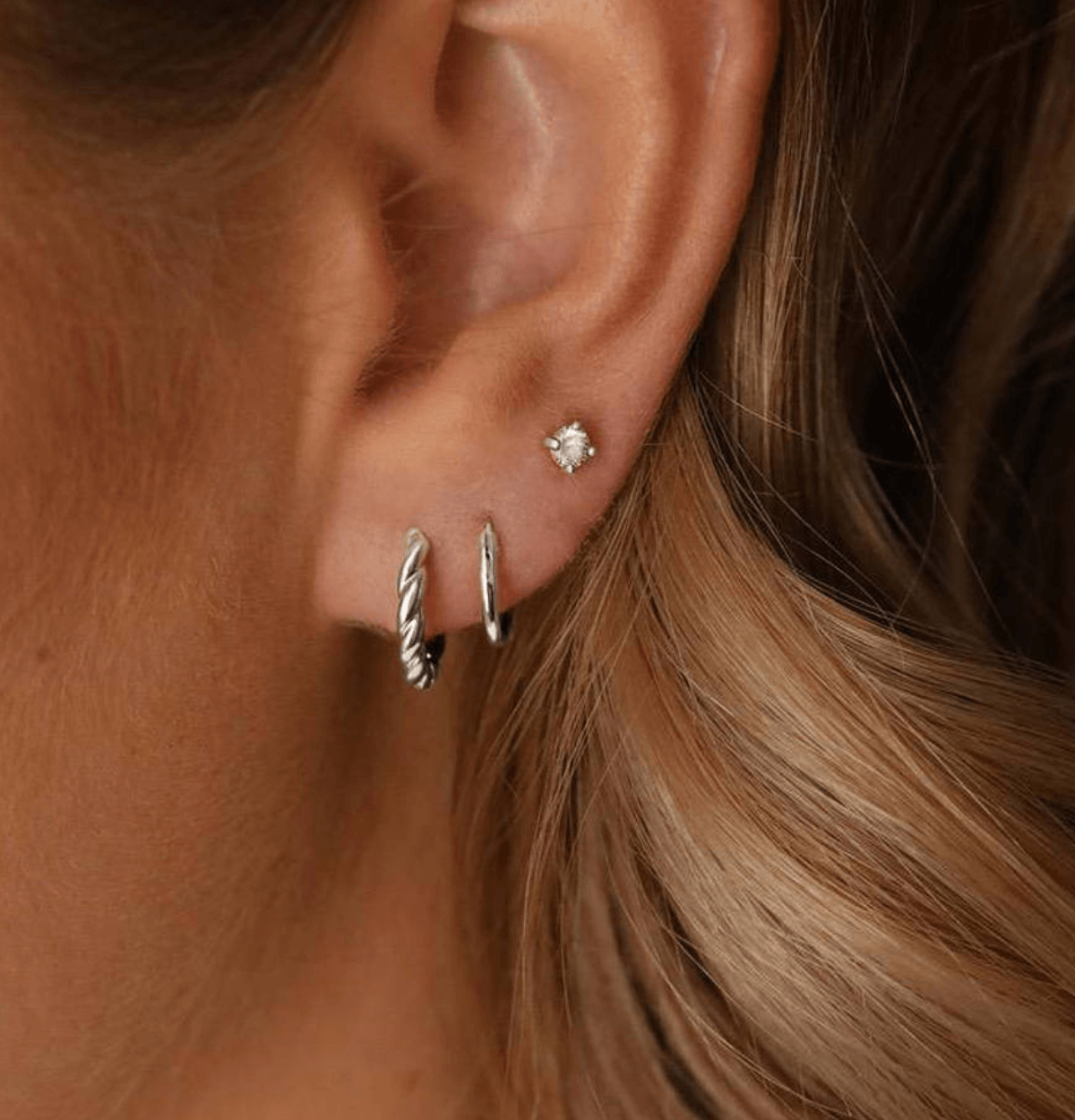 Zilveren oorbellen - Juwelier van Dam