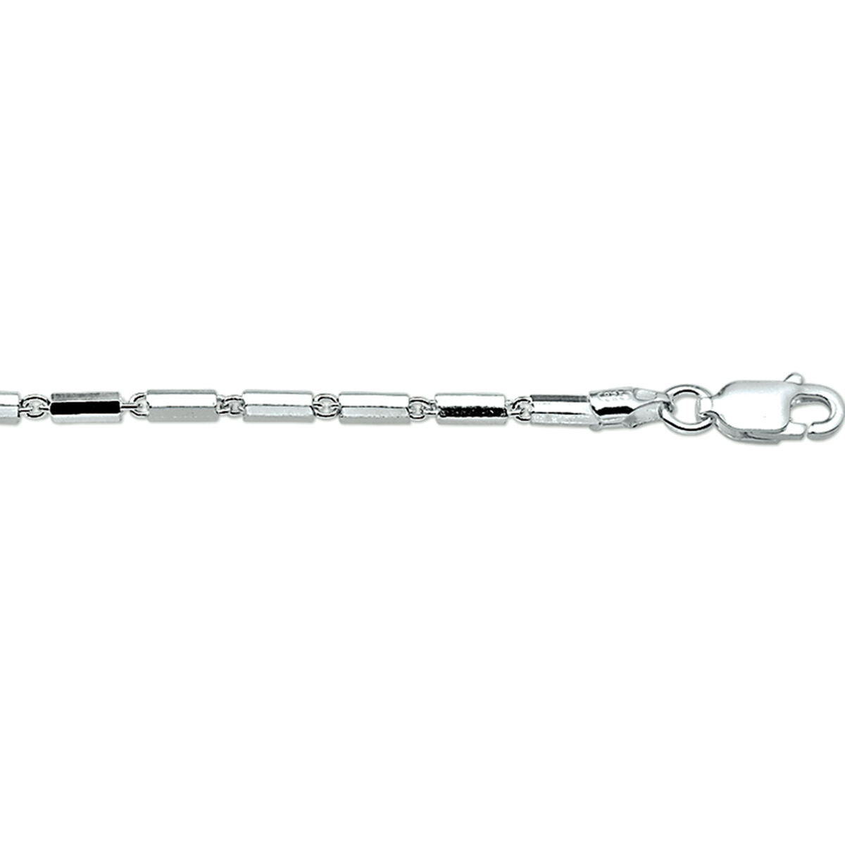 Zilveren Armband Buisjes 2,0 mm 18 cm 1327293