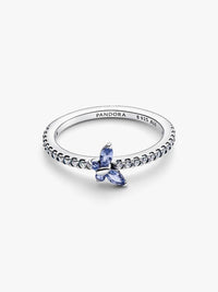 Pandora Ring met Blauwe Zirkonia Vlinder 194269C01-52