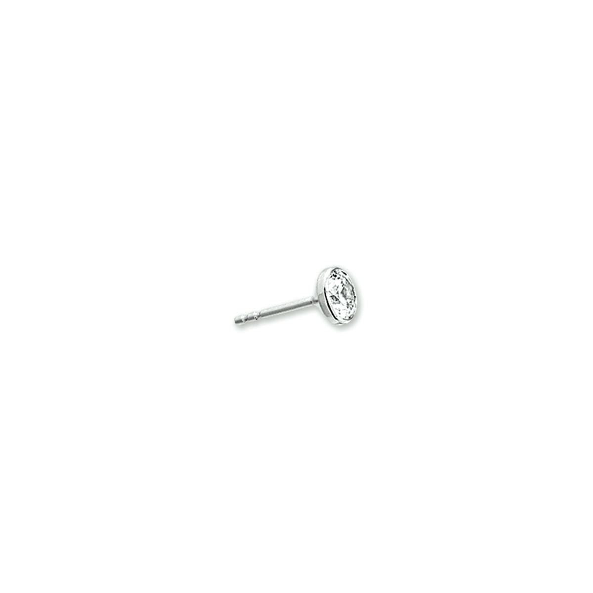 Zilveren Oorknoppen Zirkonia 3mm 1323068