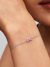 Pandora Armband met Roze Zirkonia Strik 594234C01-18