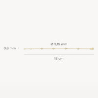 Blush Armband 14kt Goud 2187YZI