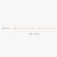 Blush Armband 14kt Goud 2238YZI