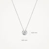 Blush Ketting 14kt Witgoud 3052WZI