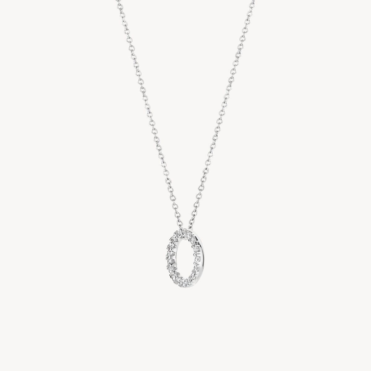 Blush Ketting 14kt Witgoud 3065WZI